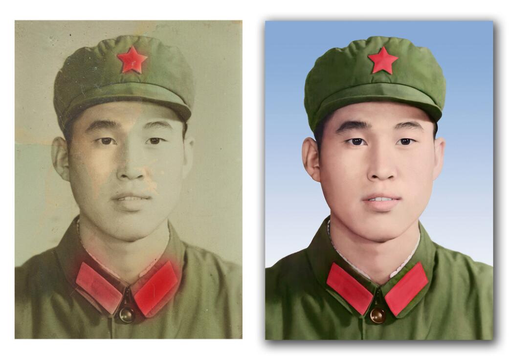 敦煌破损照片修复-18